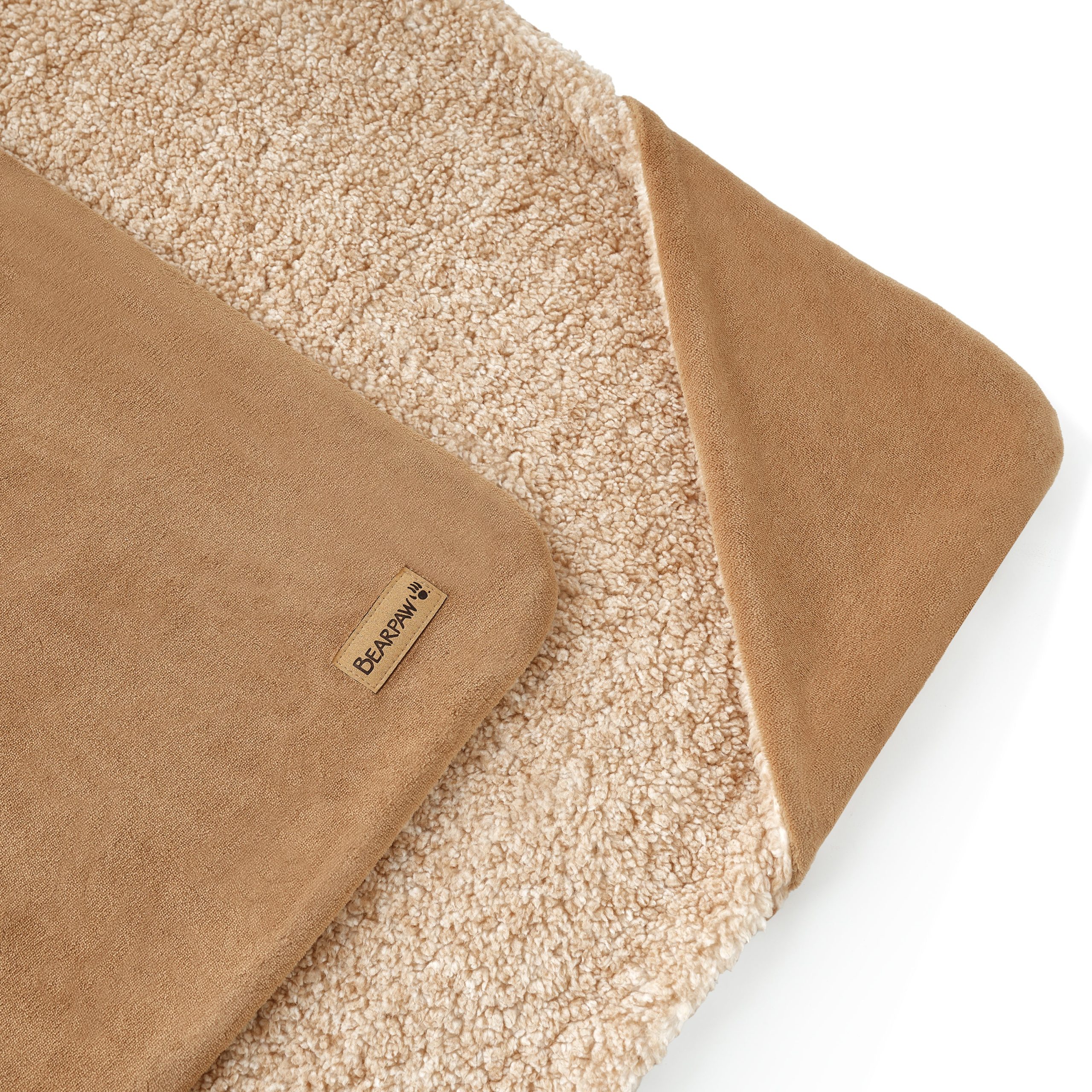 COZY HOODED THROW TAUPE - Image 2